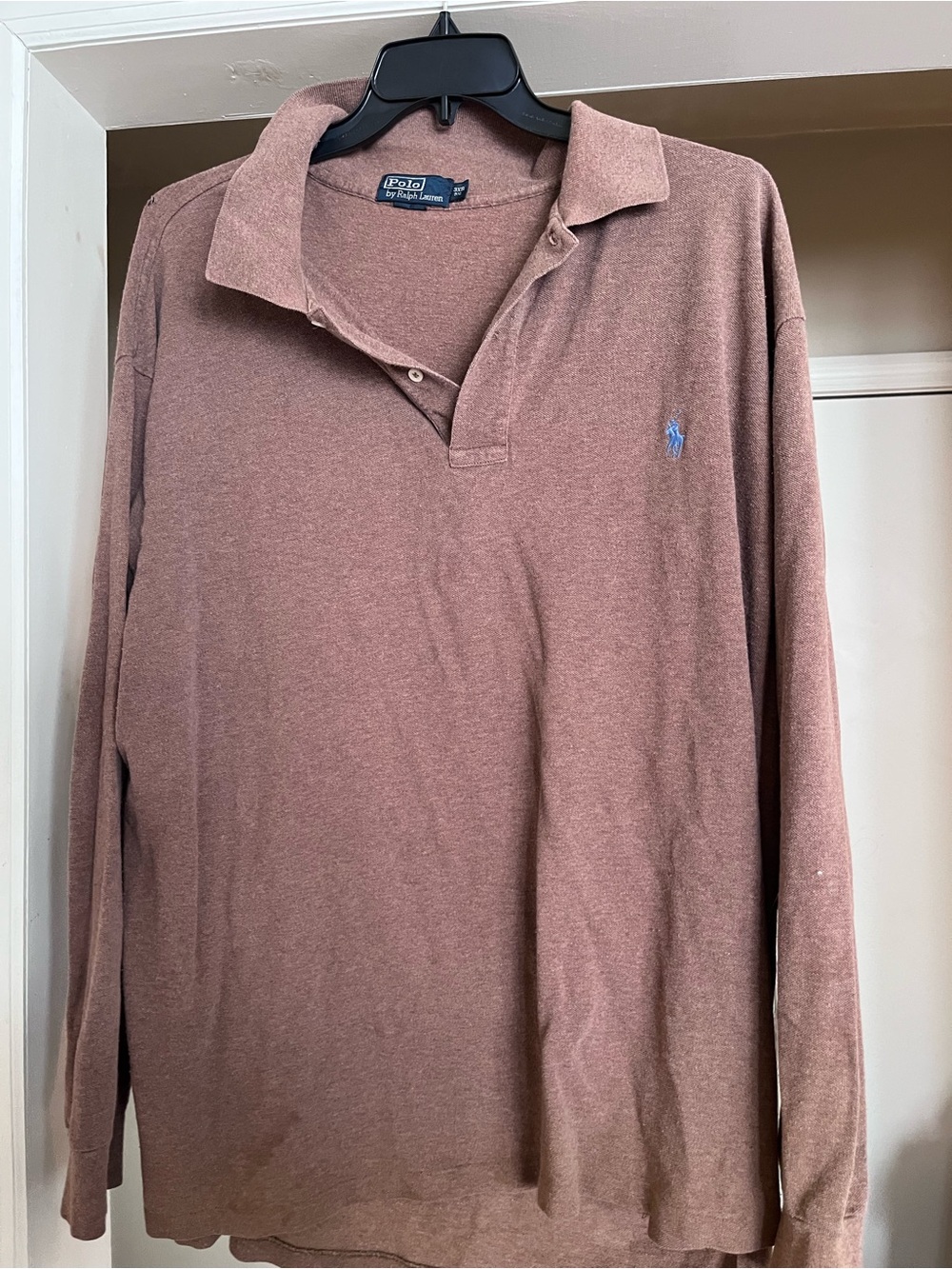 Polo by Ralph Lauren Men's Long-Sleeve Polo Shirt - Brown